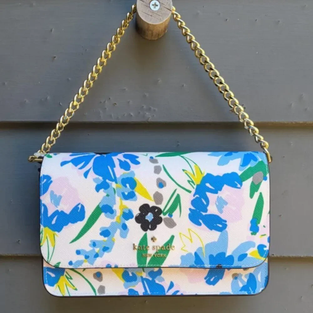 Kate Spade Madison Floral Lilly Pouchette NWT!
